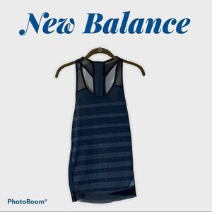 New Balance Navy Blue Racer Back Tank